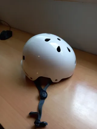 Casco Oxelo blanco para niñ@s