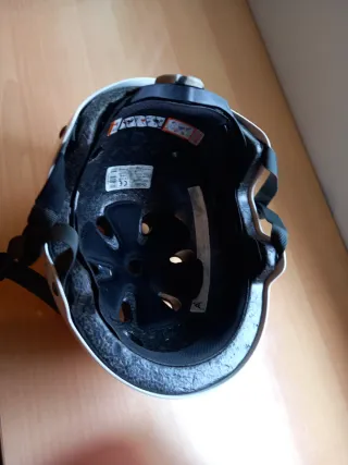 Casco Oxelo blanco para niñ@s