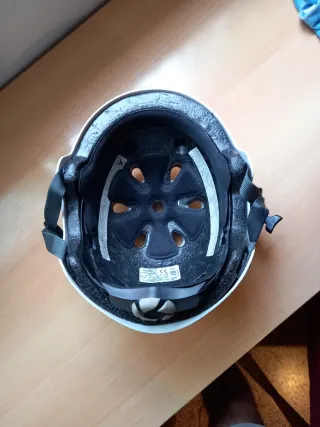 Casco Oxelo blanco para niñ@s