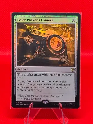 Peter Parker's Camera Rara Foil MTG SPM