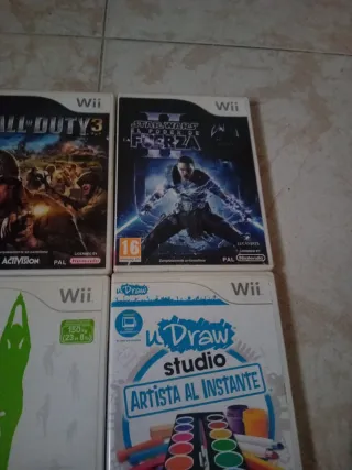 Pack 6 Juegos Wii: Pictionary, Call of Duty 3, Sta