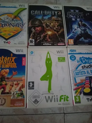Pack 6 Juegos Wii: Pictionary, Call of Duty 3, Sta