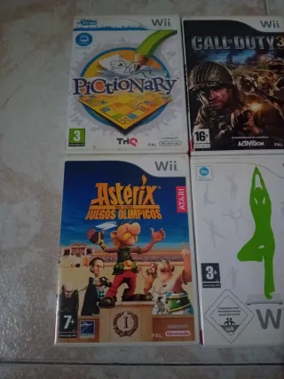 Pack 6 Juegos Wii: Pictionary, Call of Duty 3, Sta