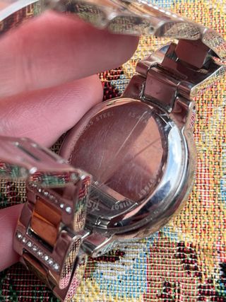 Reloj Fossil Mujer Oro Rosa y Diamantes