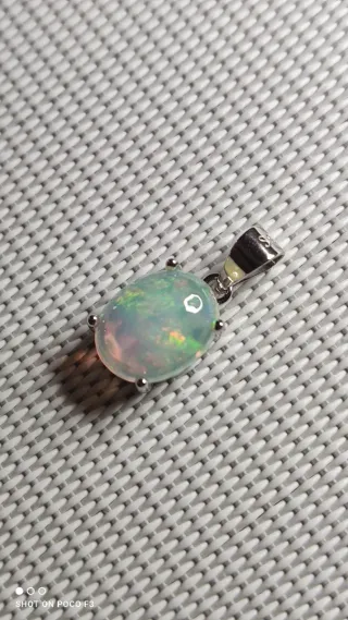 Colgante Ópalo Plata 925.