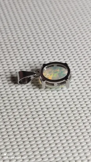 Colgante Ópalo Plata 925.