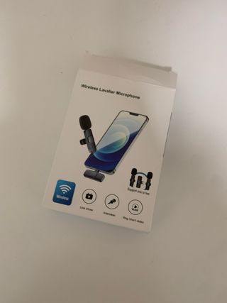 Micrófonos Inalámbricos Lavalier Negros
