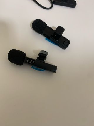 Micrófonos Inalámbricos Lavalier Negros