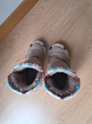 Botas MOU Beige Multicolor