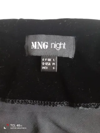 Top terciopelo Negro