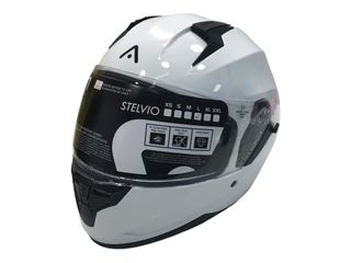 casco off road stelvio gloss white