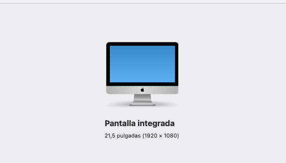 Apple iMac 21.5 Pantalla Integrada