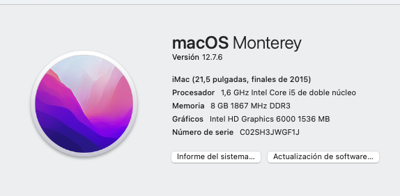 Apple iMac 21.5 Pantalla Integrada afbeelding 2