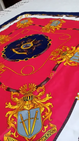 Pañuelo Vintage Estilo Hermes Ecuestre Corea