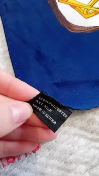 Pañuelo Vintage Estilo Hermes Ecuestre Corea