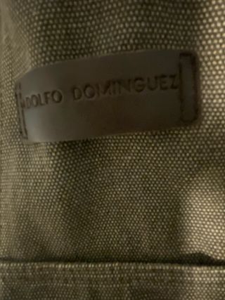 Bolso Cartera Adolfo Dominguez Marrón/Verde