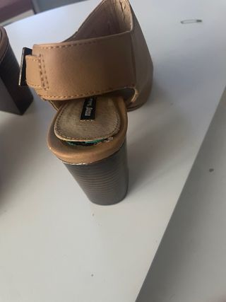 Botines Mustang Beige Talla 36