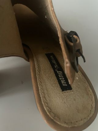 Botines Mustang Beige Talla 36