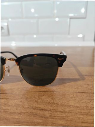 Gafas de sol Ray-Ban Clubmaster Negro/Dorado