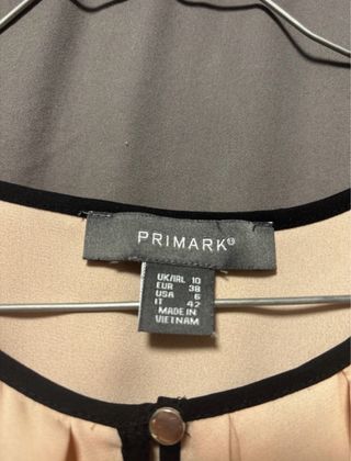 Camisa elegante rosa sin mangas Primark