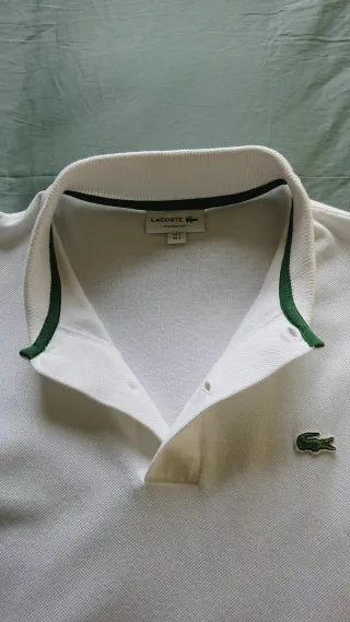 Polo Lacoste original L1221 Blanco