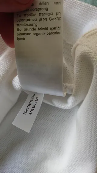 Polo Lacoste original L1221 Blanco