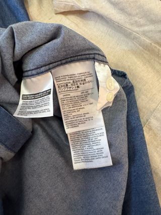 Camisa Levi's Azul Talla M Manga Larga