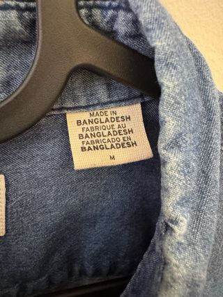 Camisa Levi's Azul Talla M Manga Larga