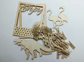 Lote Maderas Manualidades Variadas