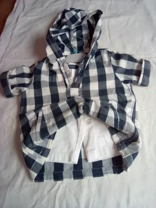 Pantalones cortos blancos niño