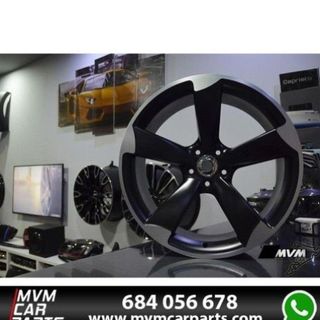 Llantas 20 Audi Rotor Negra Mate AU040