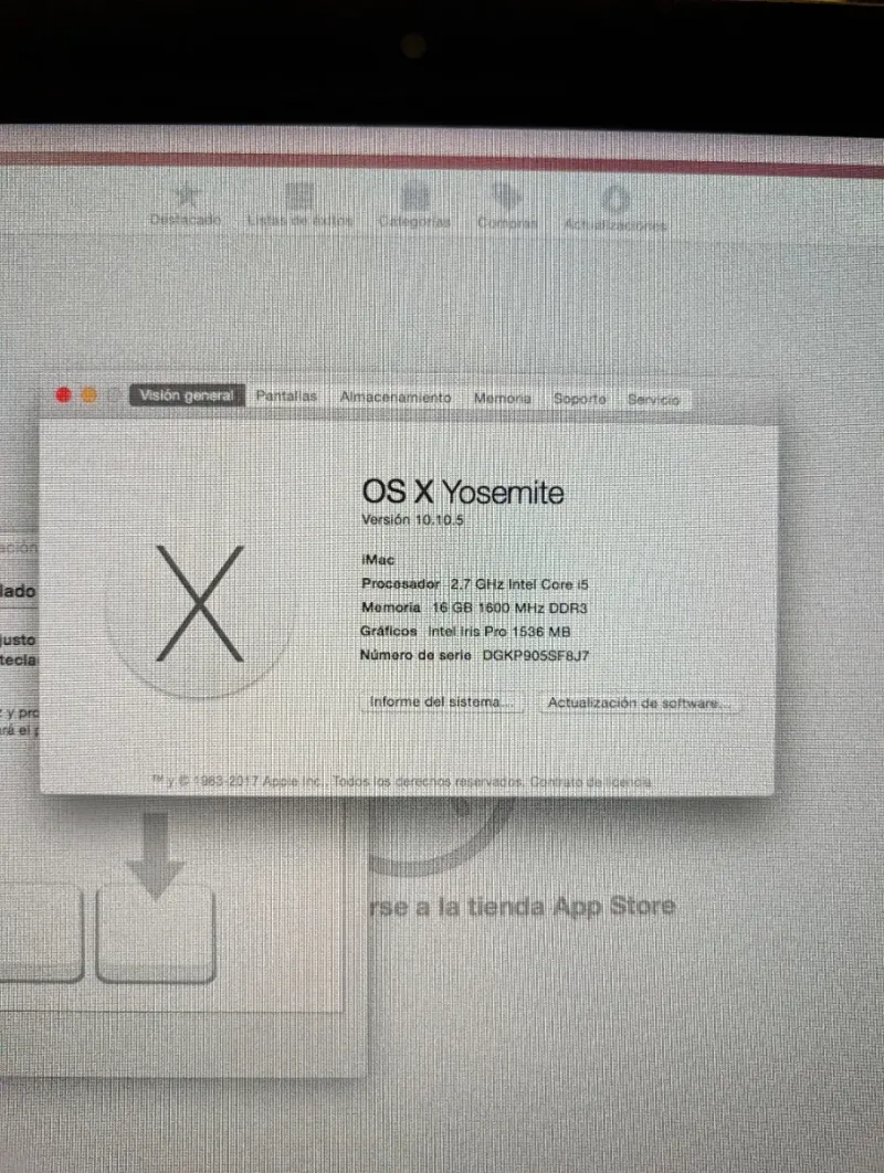 iMac 27 Apple i5 2.7GHz 16GB RAM afbeelding 5