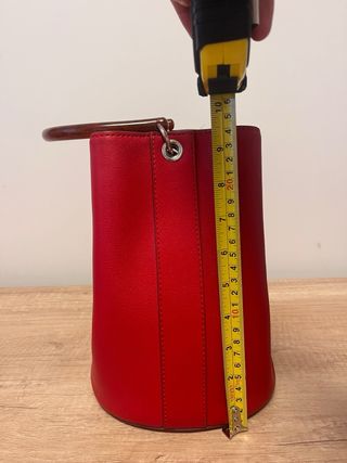 Bolso Adolfo Dominguez Piel Rojo