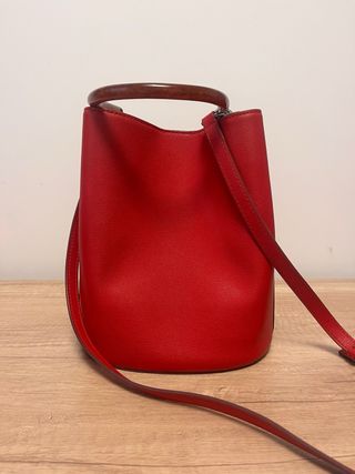 Bolso Adolfo Dominguez Piel Rojo