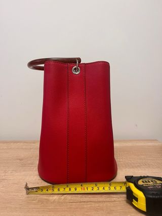 Bolso Adolfo Dominguez Piel Rojo