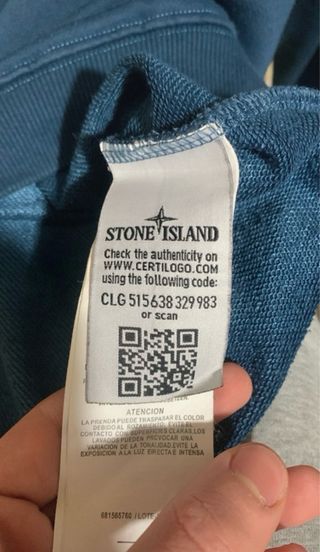 Felpa Stone Island Uomo Blu