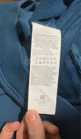 Felpa Stone Island Uomo Blu