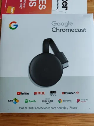 Google Chromecast y Google Home Mini y tele LG