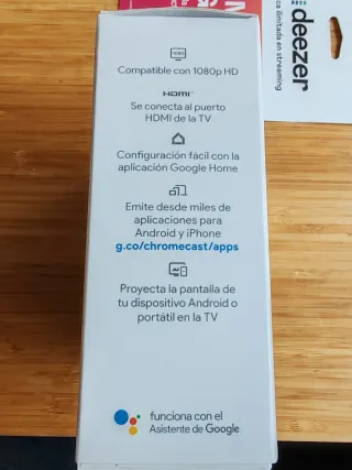 Google Chromecast y Google Home Mini y tele LG