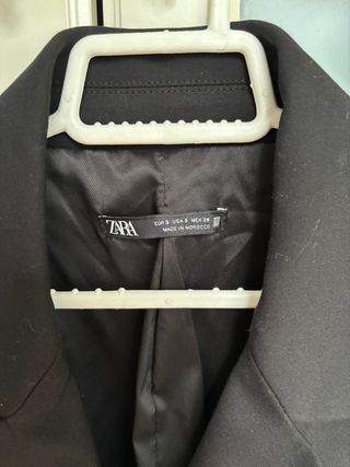 Vestido blazer Zara negro