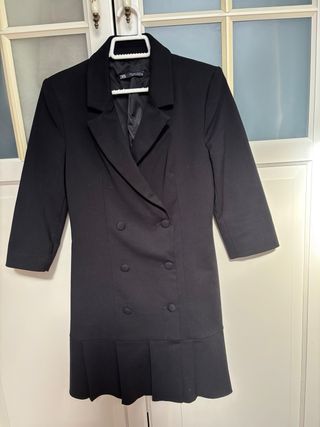 Vestido blazer Zara negro