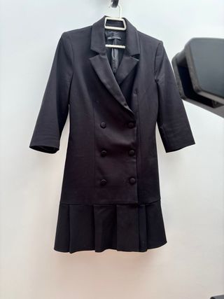 Vestido blazer Zara negro