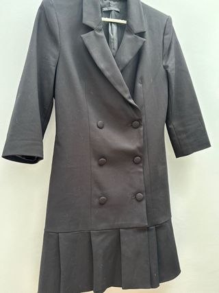Vestido blazer Zara negro