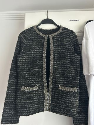 Chaqueta Joya Tweed Tejido Lurex