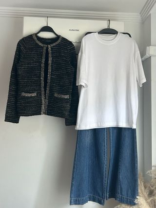 Chaqueta Joya Tweed Tejido Lurex