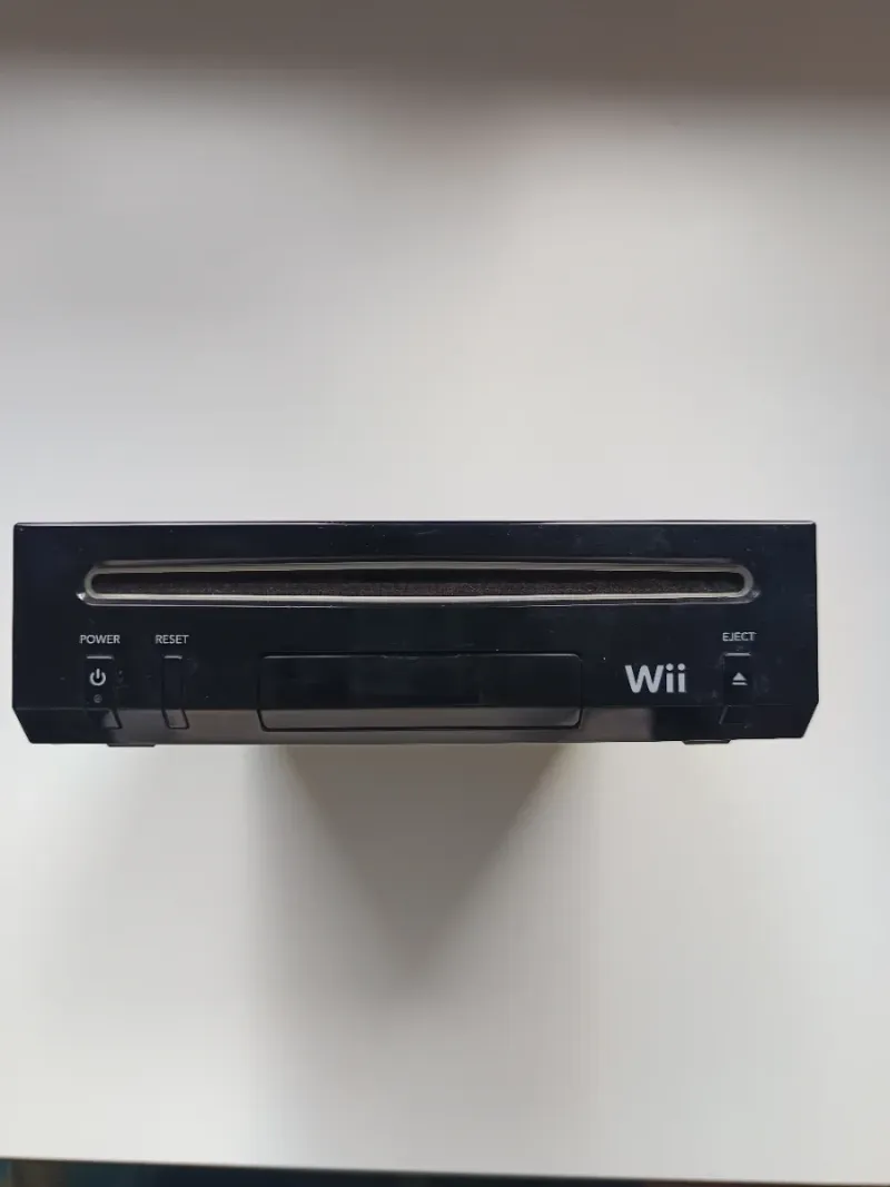 Consola Nintendo Wii Negra + Mando y Cables afbeelding 4