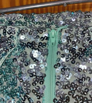 Vestido elegante de noche color menta  talla 42