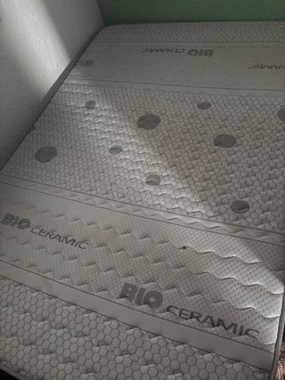 Colchón Bio Ceramic 150x200cm espuma con muelles