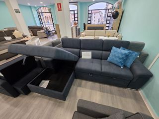 Sofá chaise longue con arcón y cama SUPER COMODO