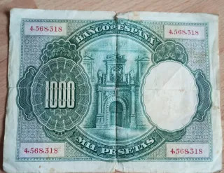 Lote 4 Billetes Antiguos España Pesetas